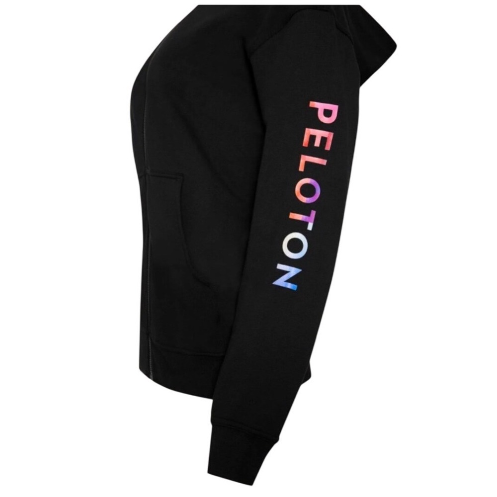 Lululemon x Peloton All Yours Full Zip Hoodie Black Oversized Scuba Sweatshirt 8 - Picture 3 of 9